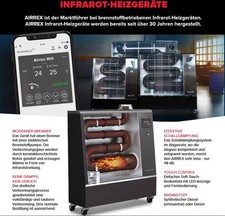 AIRREX  Infrarot-Heizstrahler  Dieselheizer Werkstatt Garage Terrasse Sparsam !