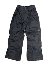REI CO-OP Black Warm Winter SNOW PANTS Ski/Board Hike Rain Kid Gear YOUTH XS 6/7