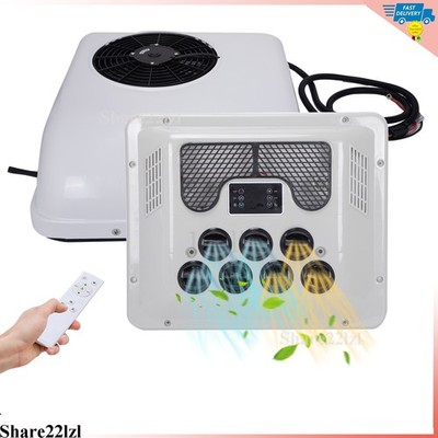24V RV Air Conditioner Electric Rooftop AC Kit Heat&Cool for Caravan Truck Bus