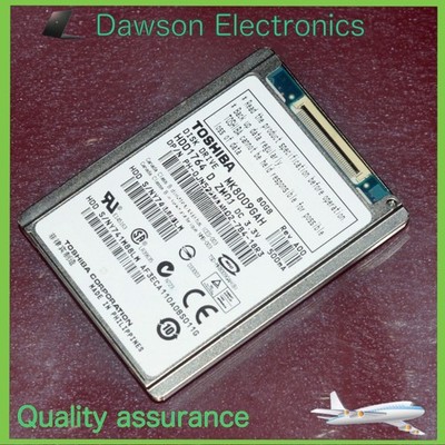 MK8009GAH 1.8'' TOSHIBA 80GB HARD DRIVE PATA ZIF FOR DELL Latitude XT D420 D430