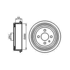Tambour de frein Opel KADETT