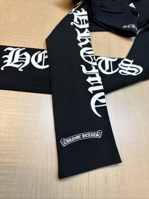 Chrome Hearts Leggings Black White Horseshoe Logo XS SET X Small