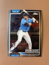2026 Topps Chrome Owen Caissie RC Rookie #115 Miami Marlins