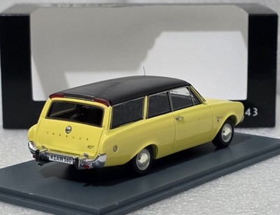 Ford Taunus 17M P3 Turnier 1960 Yellow 1:43 Neo NEO44560 Resin