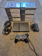 PlayStation 2 Slim Bundle 30 Games Scratch But Tested All Working