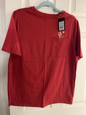 Art Class Youth XXL (16/18) Red Cactus Graphic Pocket T-Shirt NWT   Target Kids
