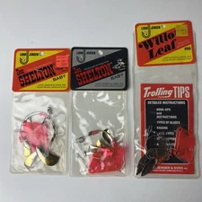 Luhr Jensen Doc  Shelton Baby Trolling Willow Leaf 50/50 Brass Nicklel