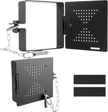 2 Pack RV Bumper End Cap for 4x4 Inch Square Bumpers Plug - Vent Holes | Hinged 