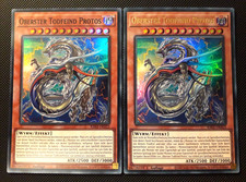 Yu-Gi-Oh! 2x Supreme Deadly Enemy Protos, RA03-EN023, SR/UR, 1st Mintage, Near Mint