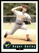 1992 Classic Draft Picks Roger Bailey Colorado Rockies #71