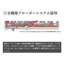 MIYAZAWA 102RE BR Flute with Broger Ring Key with E Mechanism WEBSHOP 