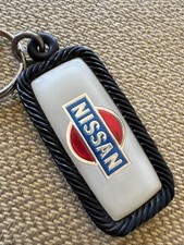 Vintage Keychain Automobile Nissan Old Advertising
