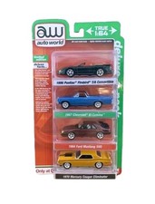 Auto World / Mustang, Cougar, El Camino, Firebird Version B / Deluxe 4 Pack