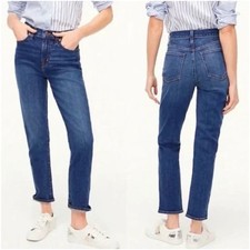 J. Crew Women's High Rise Vintage Straight Leg Jeans in Denim