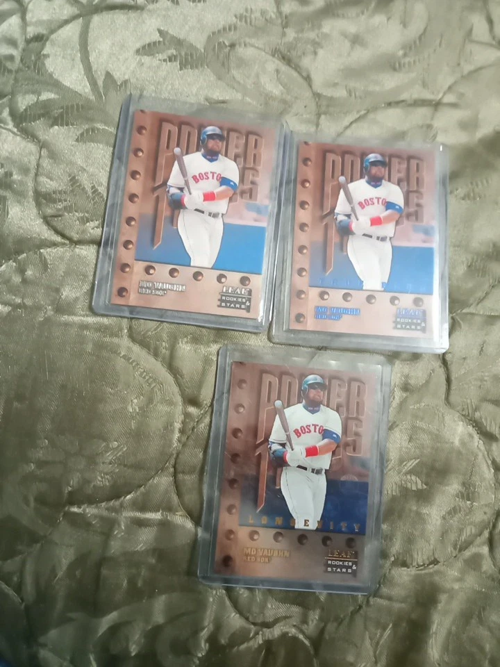 Tarjeta de longevidad Mo Vaughn 1998 Leaf Rookies & Stars #138 #38/50 súper rara  Foto 2 de 4