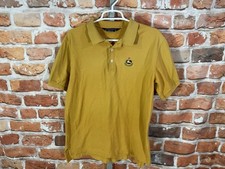 vintage Burberrys golden yellow polo shirt sz M