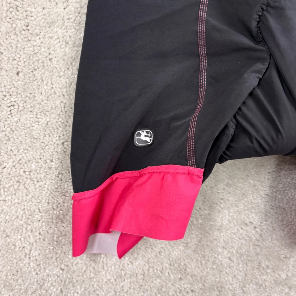 Pantalones Cortos de Ciclismo Giordana Para Mujer Talla Mediana Negro Rosa Pull On Gamuza Hechos en Italia Foto 2 de 4
