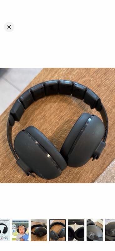 My Happy Tot Noise-Cancelling Headphones Adjustable Baby Ear Protection Age 0-2