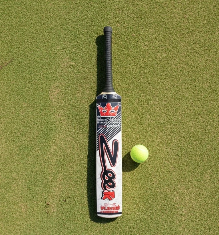 Zeepk Cricketschläger Tennis Bandball Erwachsenengröße handgefertigt kostenloser Ball und Bandgully - Bild 4 von 4