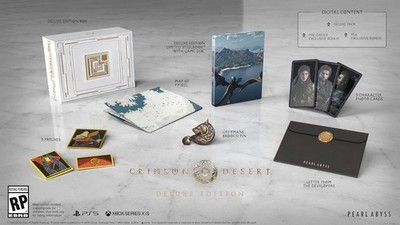 CRIMSON DESERT DELUXE EDITION PLAYSTATION 5 - IN HAND - SHIPS SAME DAY!