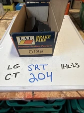 FAP Premium Disc Brake pads D189 Vintage, NOS Premium Braking Power