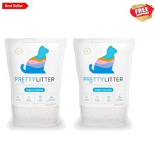 Lightweight Color Changing Cat Litter - Unscented, Advanced Odor Control, 2 Pack