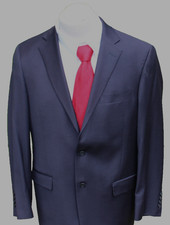 Hart Schaffner Marx Union Made USA 42R Dark Navy Wool 2 Button Sport Coat Blazer