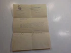 Military Letter 1922 Major Halsey Fort Liscum Alaska Austin Texas Soldier WW2