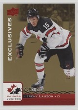 2017 Upper Deck Team Canada Juniors Exclusives Red 125/199 Jeremy Lauzon #15 a2v