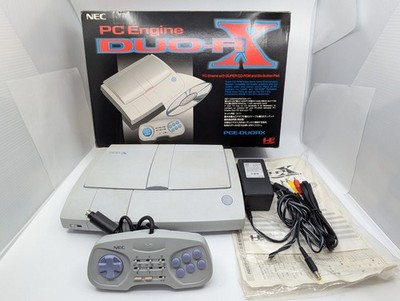 NEC☆DUO-RX PC Engine Duo-RX Boxed Console Set Super CD-Rom2 w/Controller