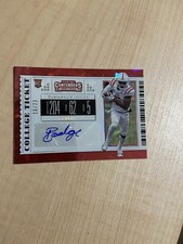 2019 Contenders Draft Picks Damarkus Lodge Cracked Ice Rc Rookie Auto /23 #153
