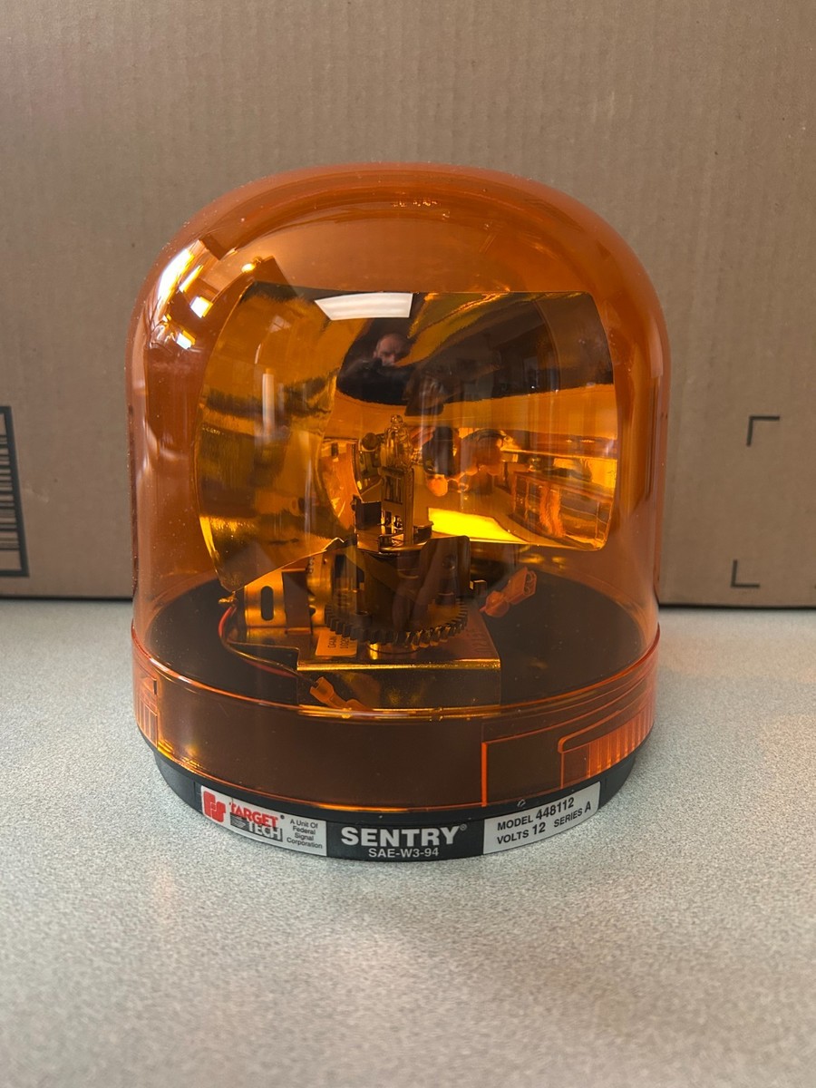 Federal Signal Target Tech Sentry Beacon NOS Amber | eBay