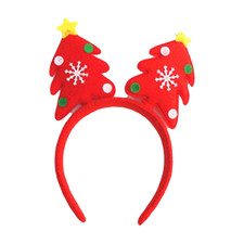 Christmas X-Mas Tree Headband Novelty Headbopper Fancy Dress Party Accessory