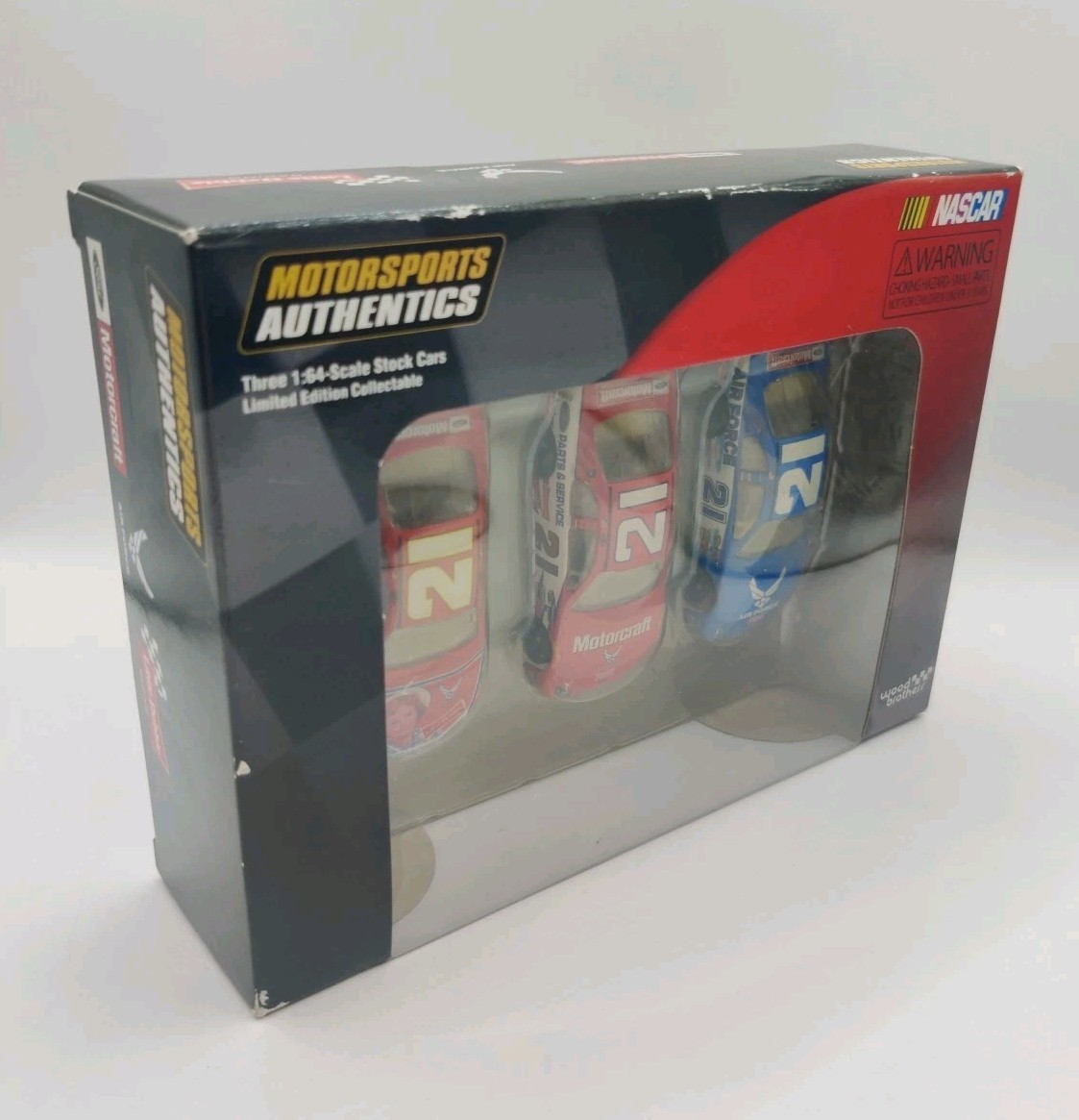 2006 Motorsports Authentics Wood Brothers #21 Little Debbie Racing Set 1:64 NEW