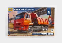 1:35 Zvezda Kamaz 65115 Truck Cassone Ribalt.2006 Movimento Terra Kit ZS3650 Mod