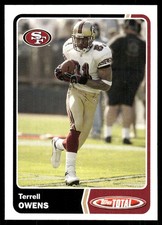 Terrell Owens 2003 Topps Total #21 49ers NFL READ FREE SHIPPING AutographDen