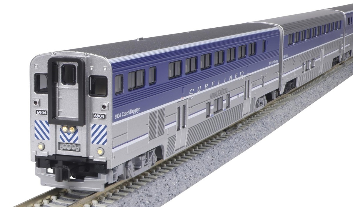 鉄道模型 KATO SC44 Charger Amtrak Pacific Surflin KATO N Amtrak SC-44 & Amtrak Pacific Surfliner LOCO & 7 CAR