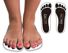 120 Pairs 240feets Spray Tan Feet Pads Disposable  Economic Black Feet pads ...