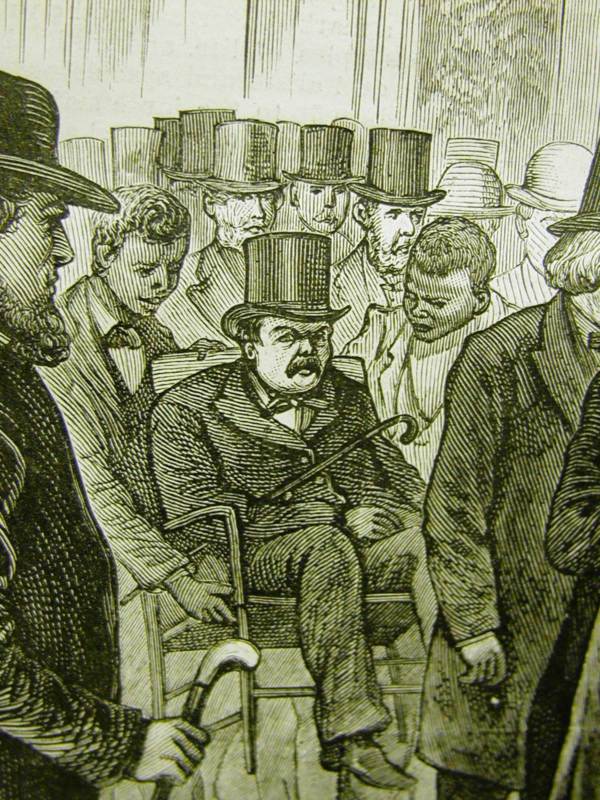 WASHINGTON DC HOUSE OF REPRESENTATIVES 1877 Art Matted