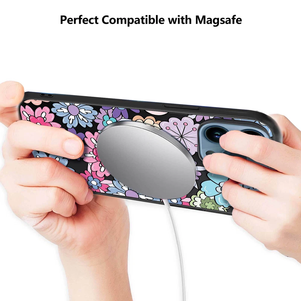 Phone Case For Apple iPhone 14 Pro Max 13 12 15 Flower Lace Protective TPU Cover