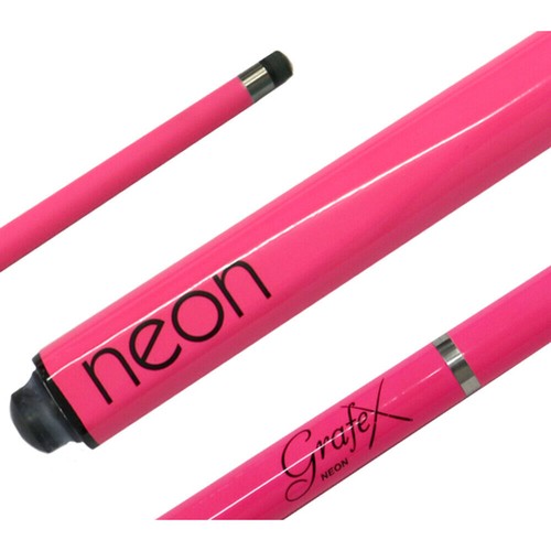 Grafex Neon Pool Cue - 6 Colours - Red / Orange / Green / Pink / Blue / Purple - Picture 6 of 8
