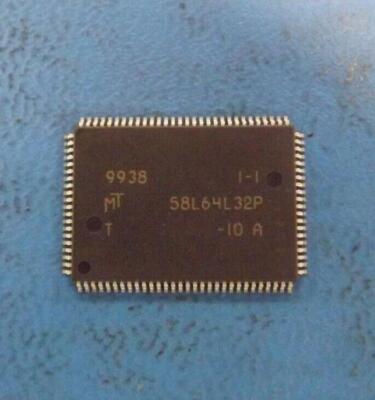 (1 PC) MT58L64L32PT-10 Cache SRAM, 64KX32, 5ns, CMOS, PQFP100