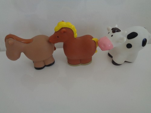elc happyland animali da fattoria figure cavallo mucca gatto e trattore x 20 pezzi - Foto 4 di 17