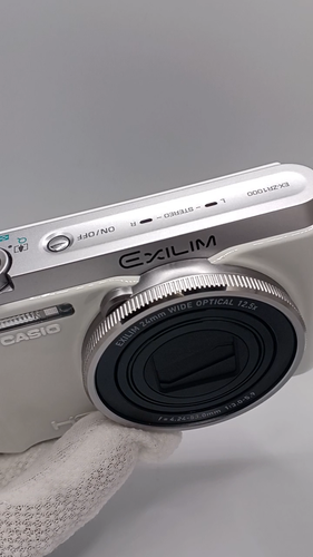 🎦VIDEO👀✨MINT✨ Casio EXILIM EX-ZR1000 16.1MP White Digital Camera From JAPAN - Video 1 of 1