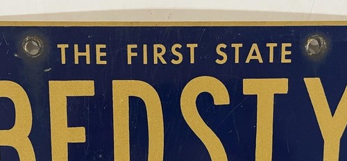 Vanity BED STAY STUY license plate Bedford Stuyvesant Brooklyn Sleep Mattress NY - Picture 2 of 8