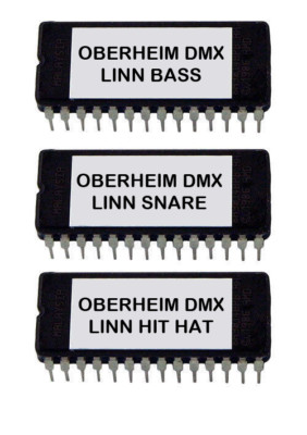 Linndrum LM2 Sound EPROMs Für Oberheim DMX Drum Machine Groovebox Vintage