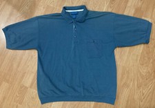 Vintage Blue JC Penny TOWNCRAFT Polyester Cotton Blend Made in USA Polo Shirt
