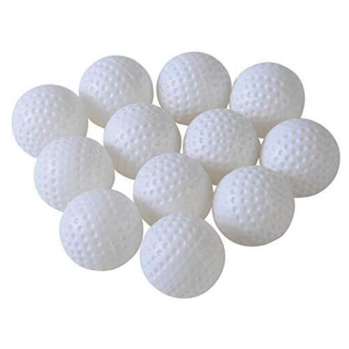 Balles de golf en plastique de qualité, pack de 12  - Photo 1 sur 3