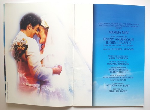 ABBA Mamma Mia Musical 2008 Broadway Play Theatre Souvenir Program Benny Bjorn - Picture 3 of 11