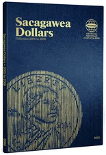 Whitman Coin Folder 8060 Sacagawea/Native American Dollar $ 2000-2008 Album/Book